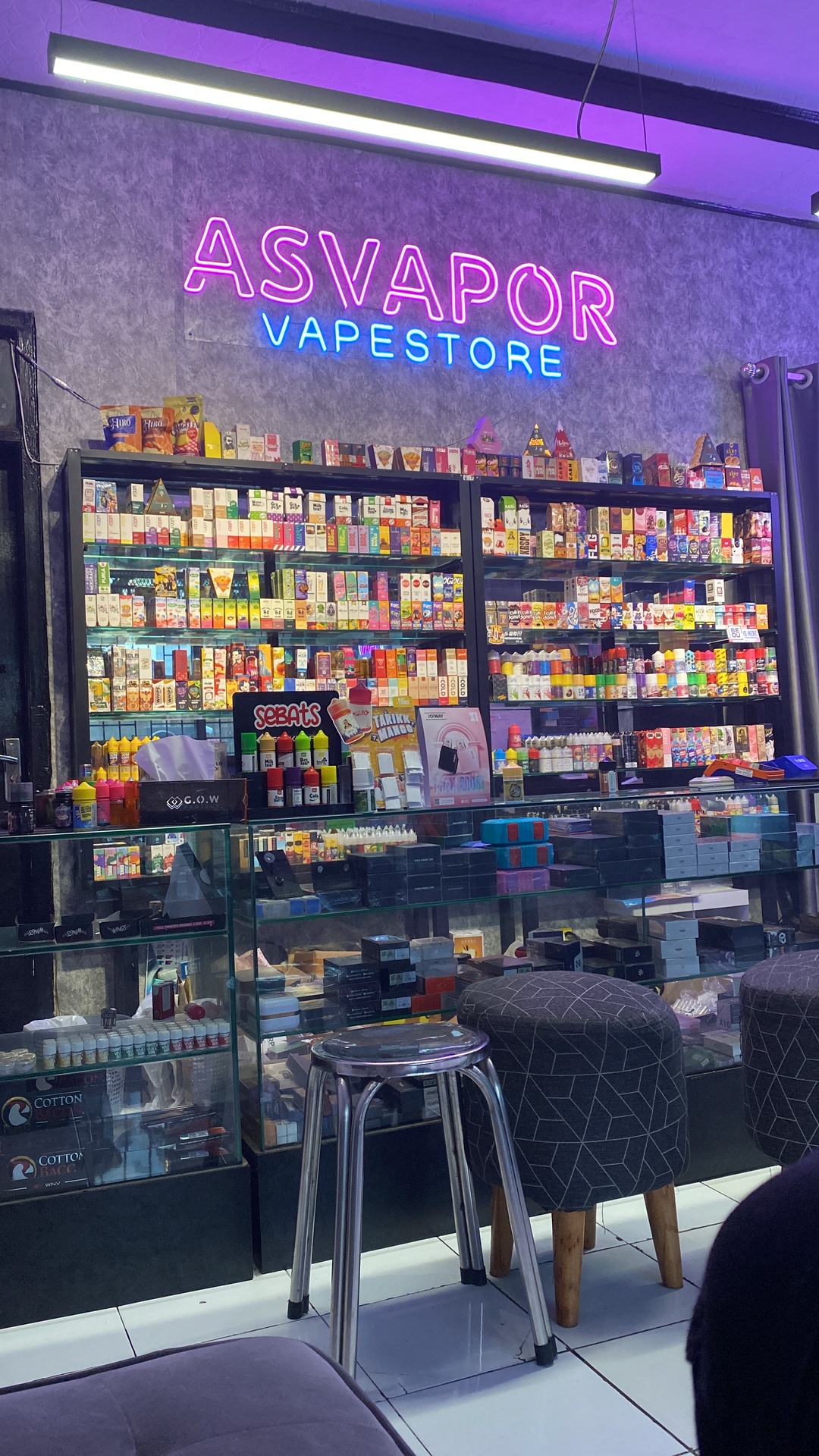AS VAPOR